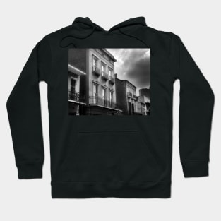 522 Bourbon Street In Black And White Hoodie